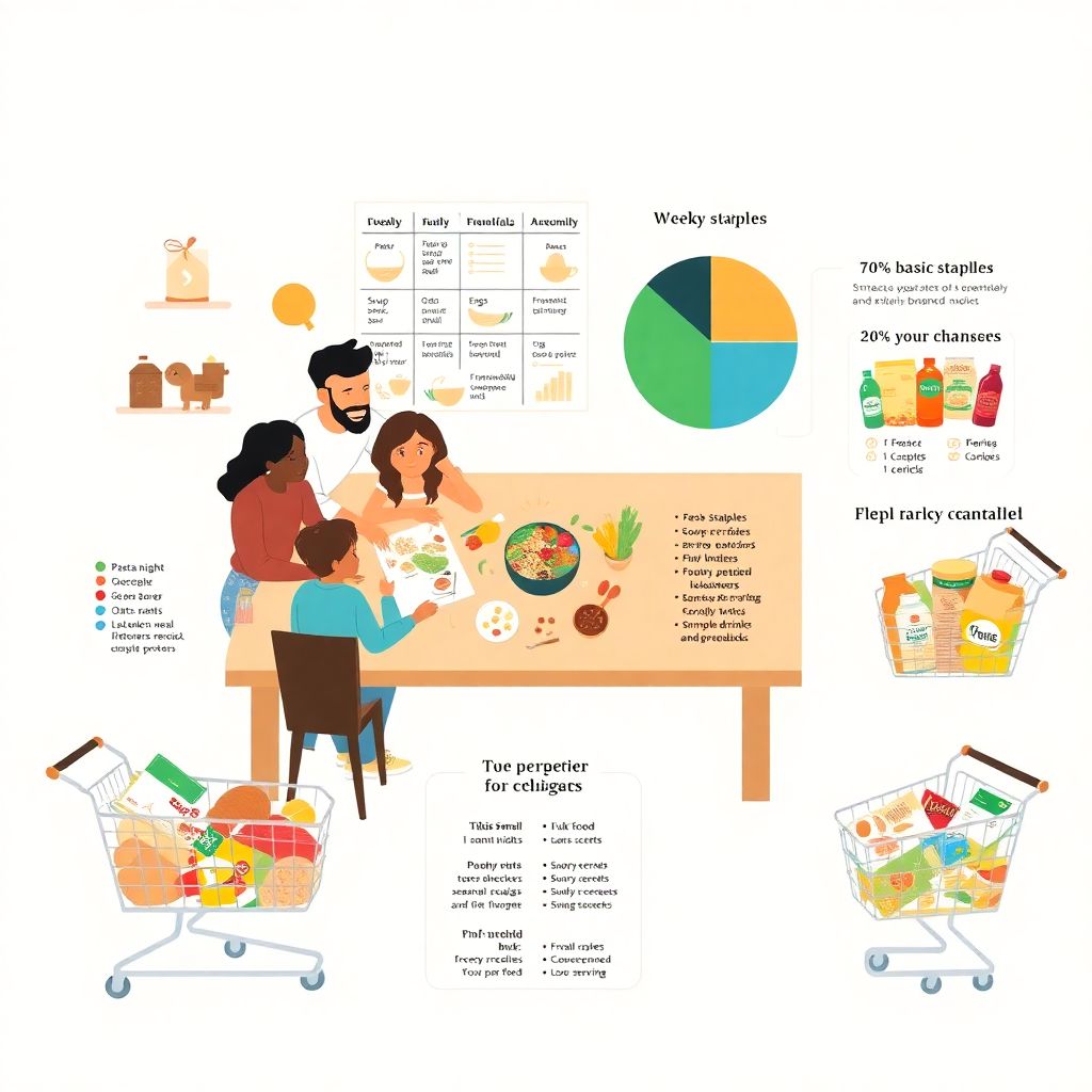 Cost-saving hacks for large family food shopping on a tight budget