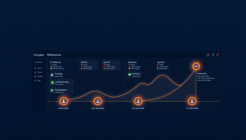 and Milestones - иллюстрация