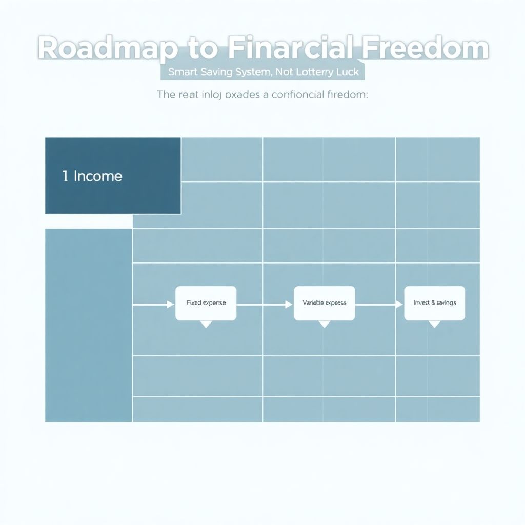 Financial freedom roadmap: achieve your goals through smart saving habits