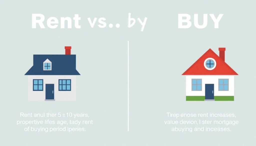 The Basics of Renting vs Buying: A Practical Guide - иллюстрация