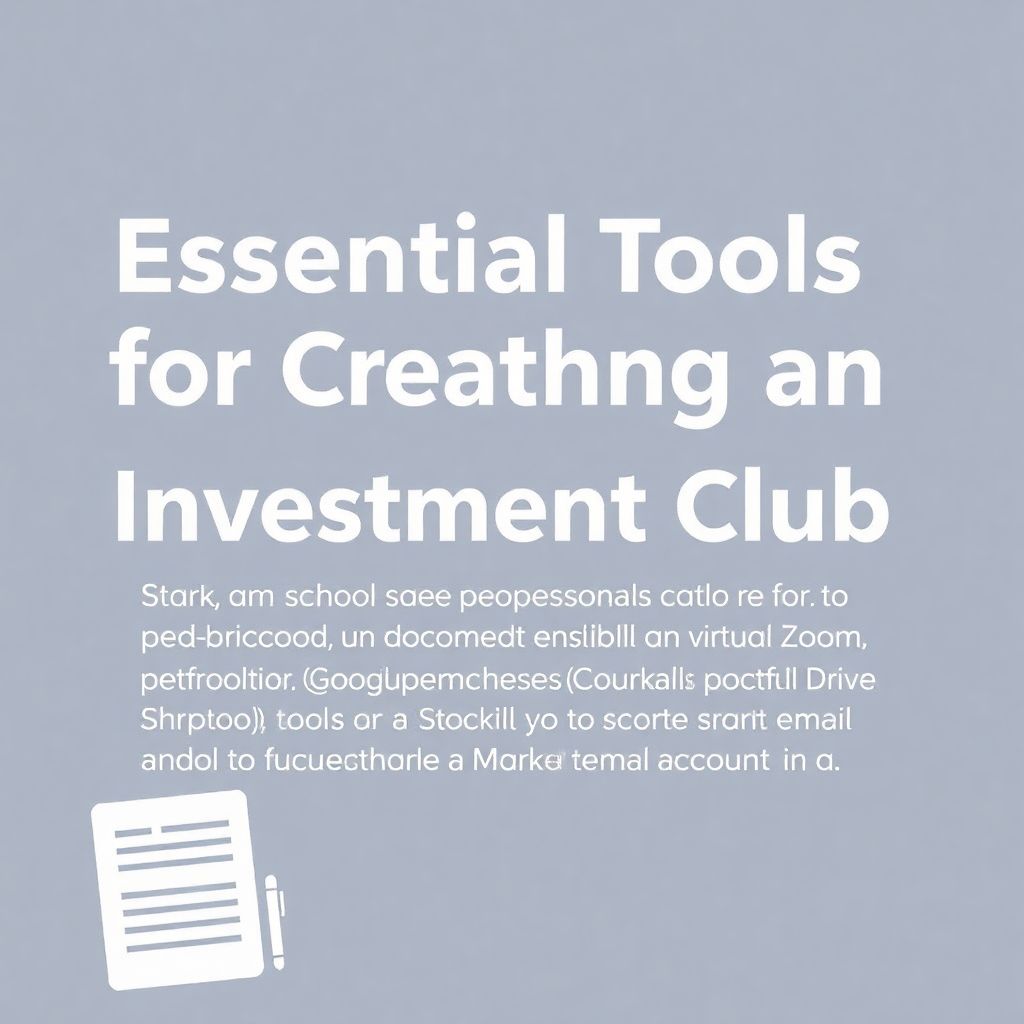 How to start an investment club at your school or in your local community easily