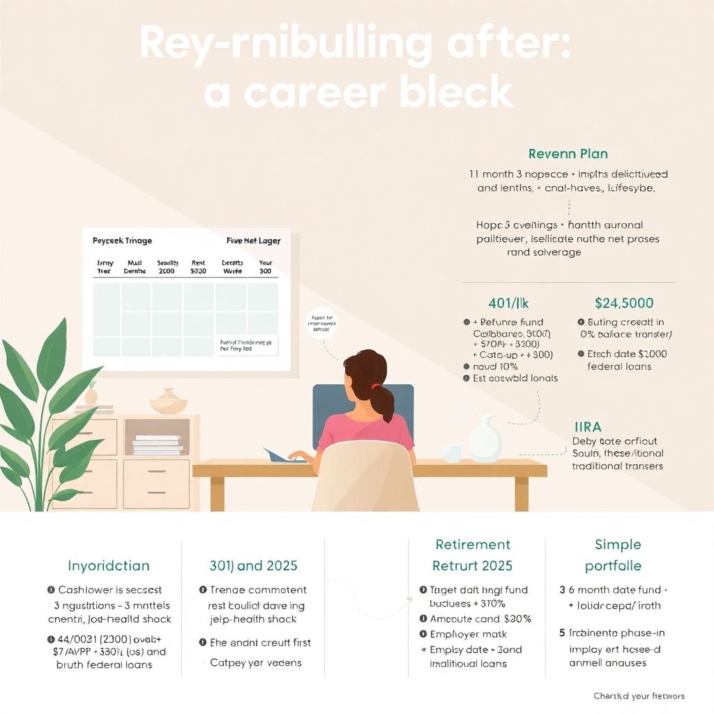 How to create a solid financial plan after a career break and rebuild stability