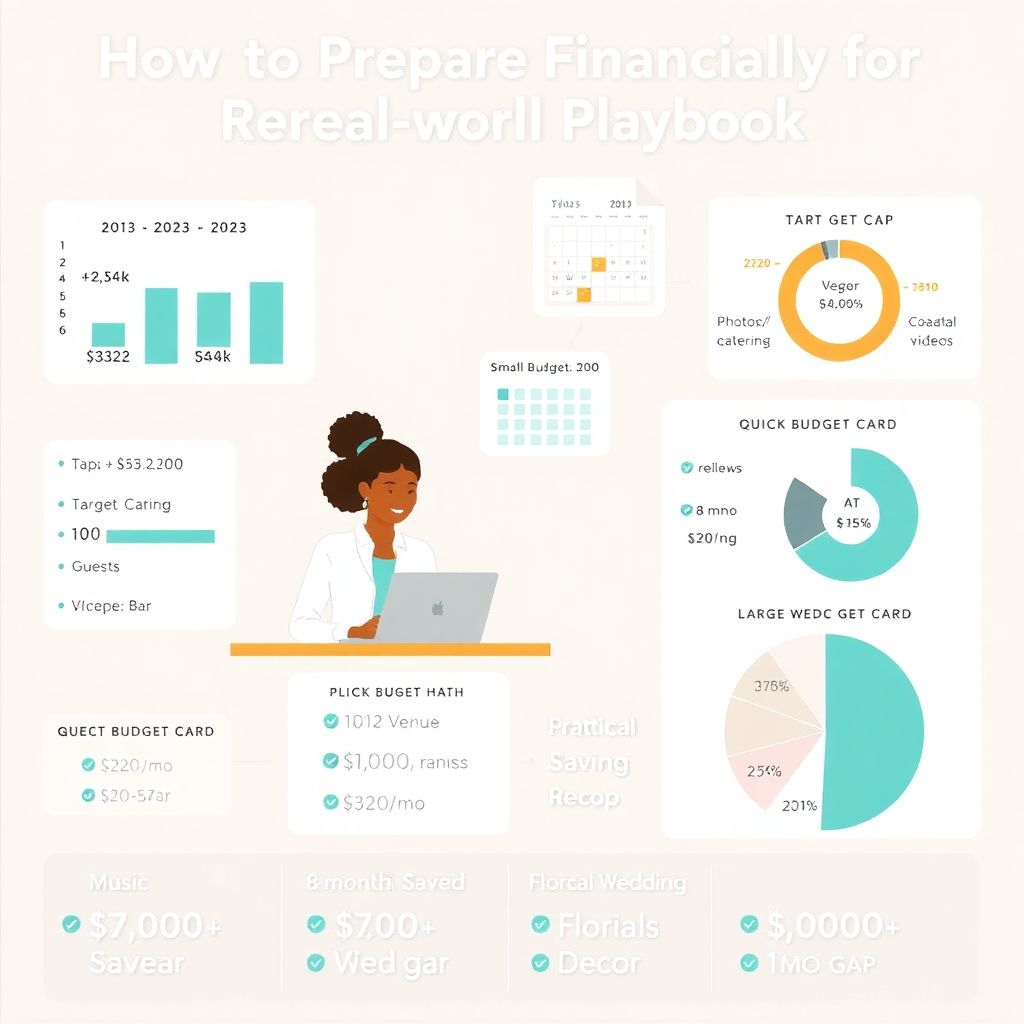 How to prepare financially for a wedding and build a realistic budget