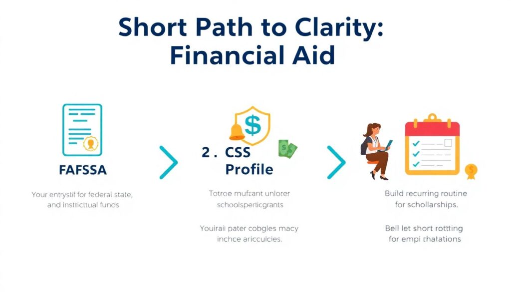 How to Navigate Financial Aid and Scholarships for College - иллюстрация