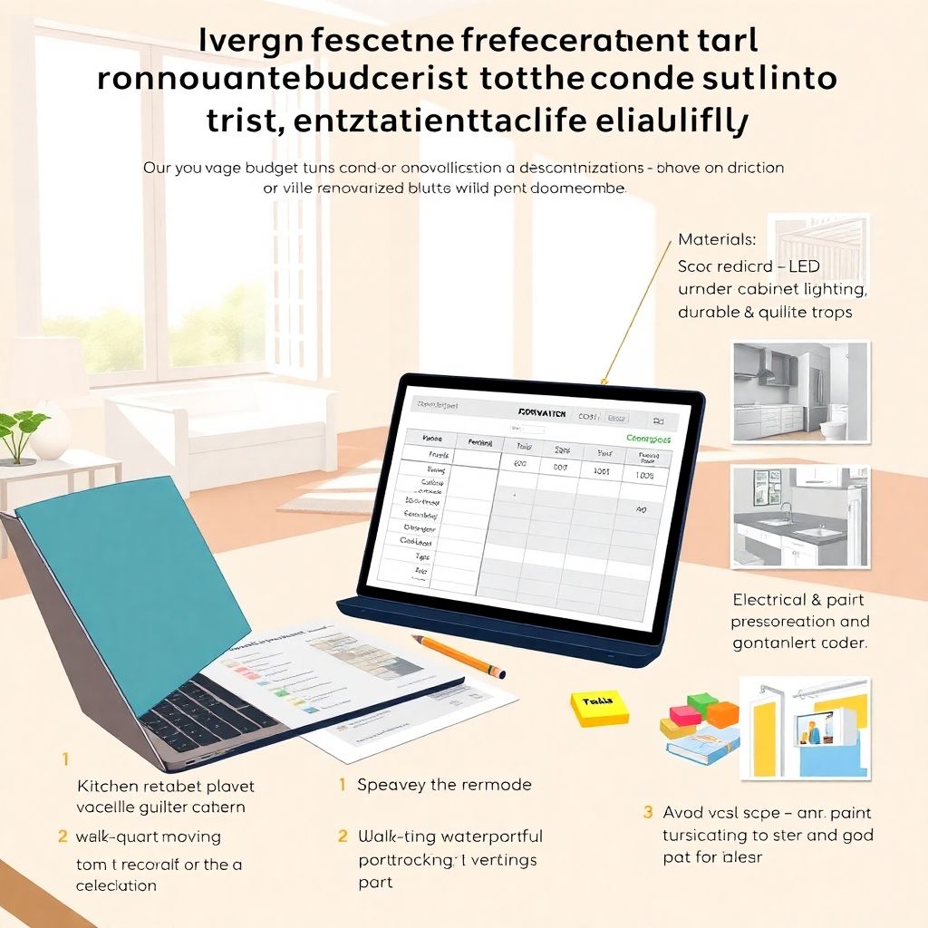 How to budget for a home renovation project and avoid overspending