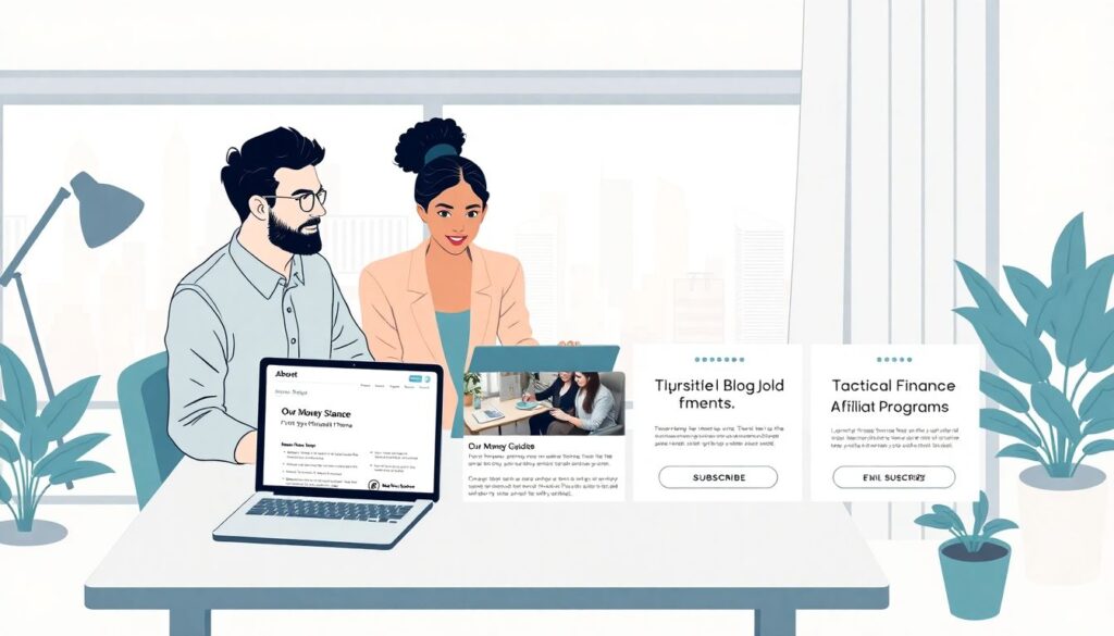 How to Start a Personal Finance Blog and Grow an Audience - иллюстрация