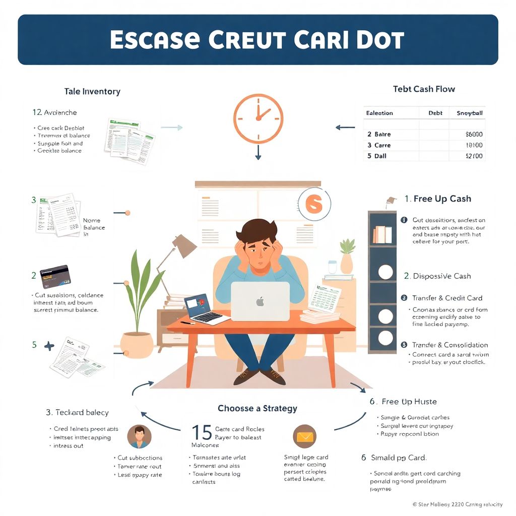 Practical guide to getting out of credit card debt fast and safely