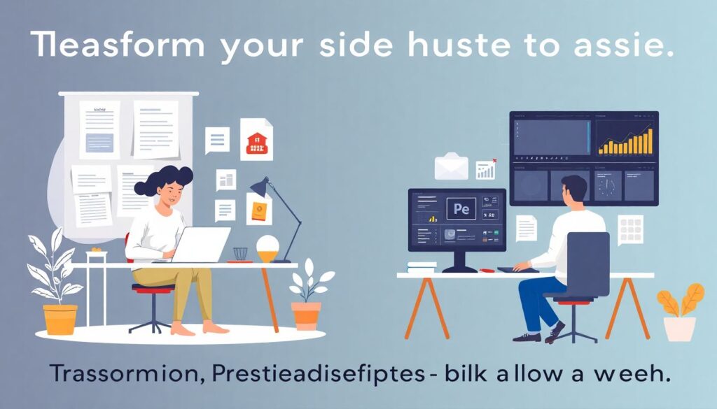 How to Build Wealth with a Side Hustle and Passive Income - иллюстрация