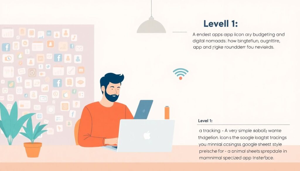 Digital Nomad Finance: Budgeting on the Move - иллюстрация