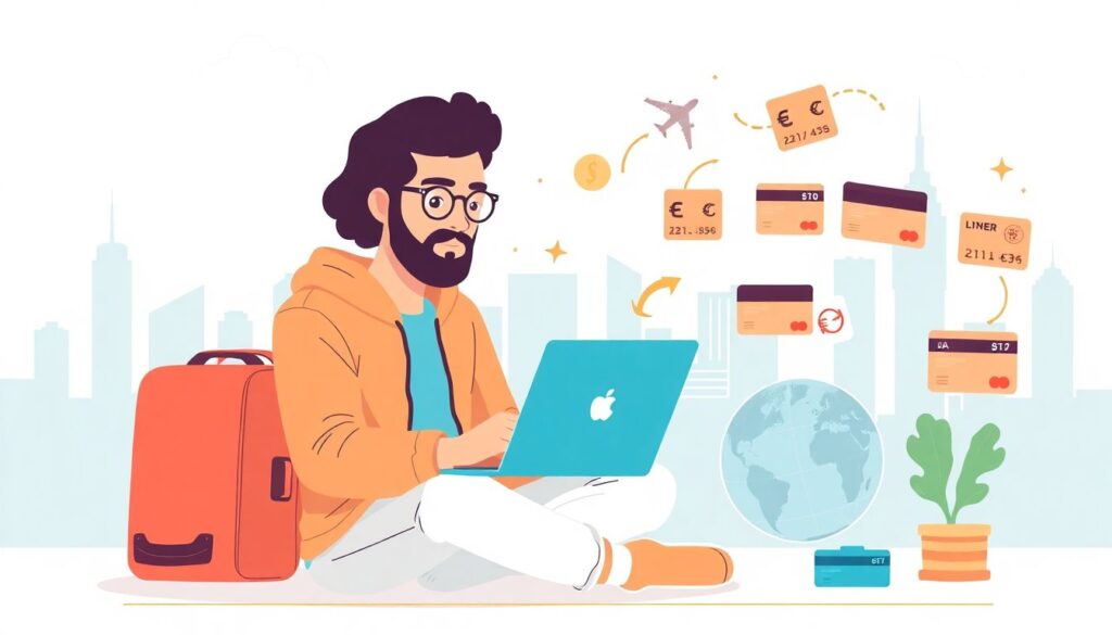 Digital Nomad Finance: Budgeting on the Move - иллюстрация