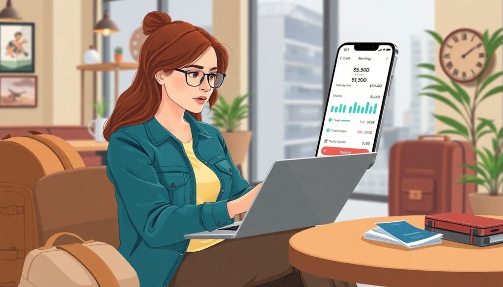 Digital Nomad Finance: Budgeting on the Move - иллюстрация