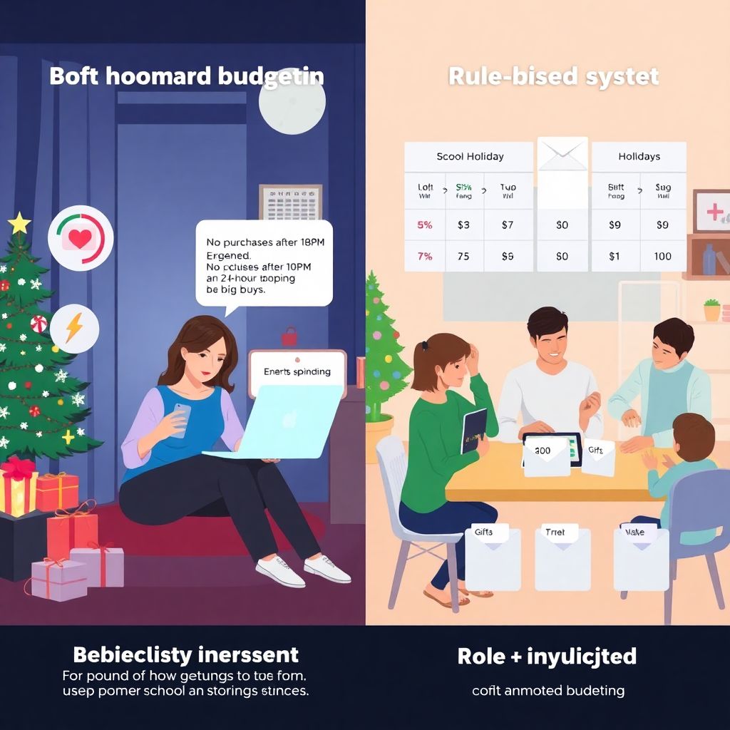 Strategies for sticking to a budget during busy seasons and avoiding overspending