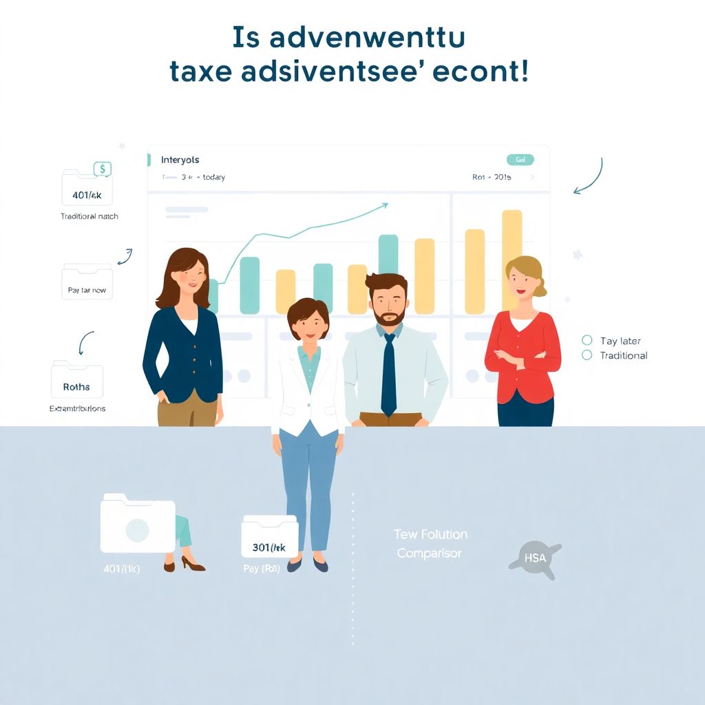 Investing in tax-advantaged accounts to build long-term wealth