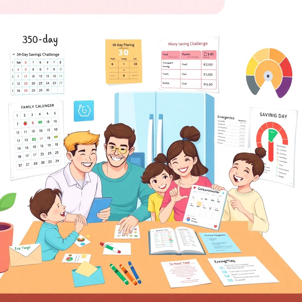 Money-saving challenges for families: 30 days to change spending habits