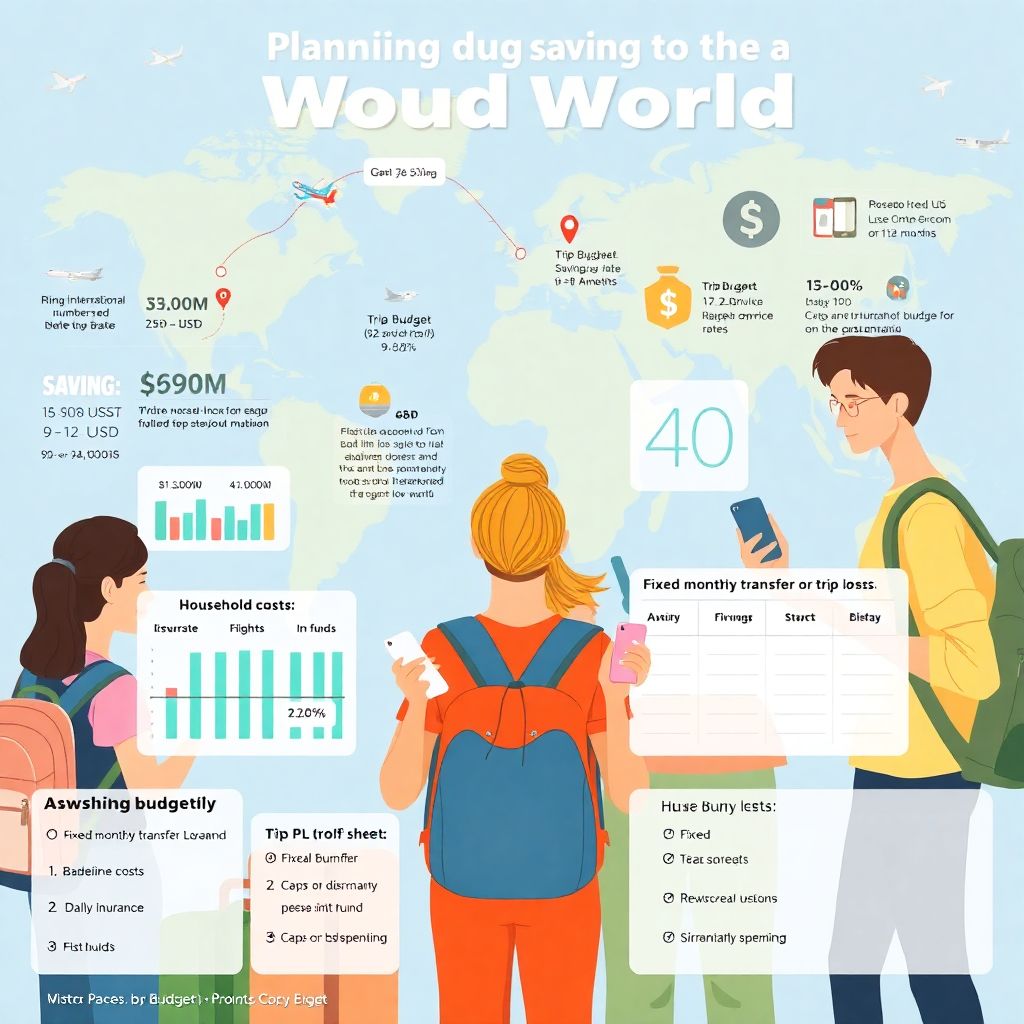 Saving for a world trip without sacrificing your financial health