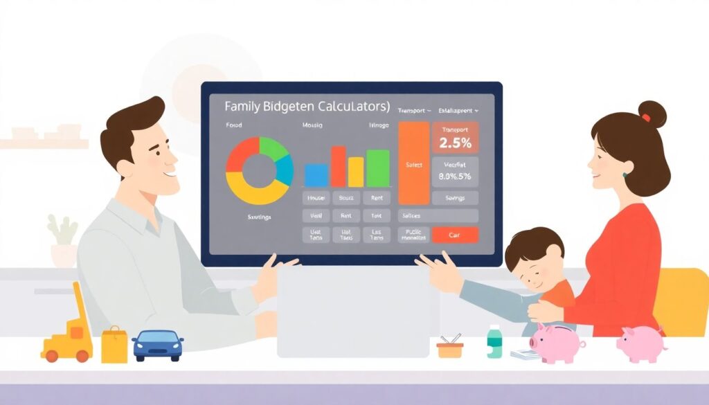 Starting a Family Budget: A Step-by-Step Plan - иллюстрация