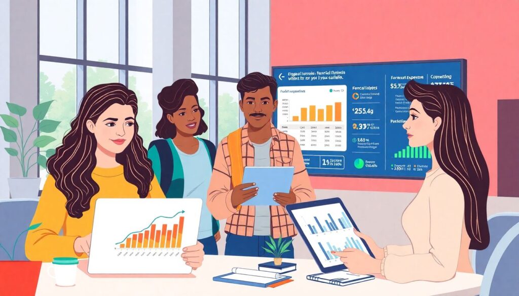 Financial Literacy for Students: Managing Money in College - иллюстрация