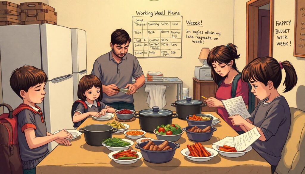 Cost-Conscious Meal Planning for Busy Families - иллюстрация