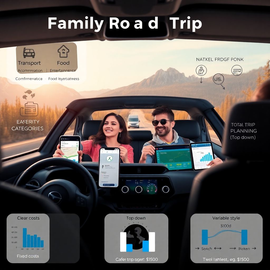 How to budget for a family road trip and save money on travel costs