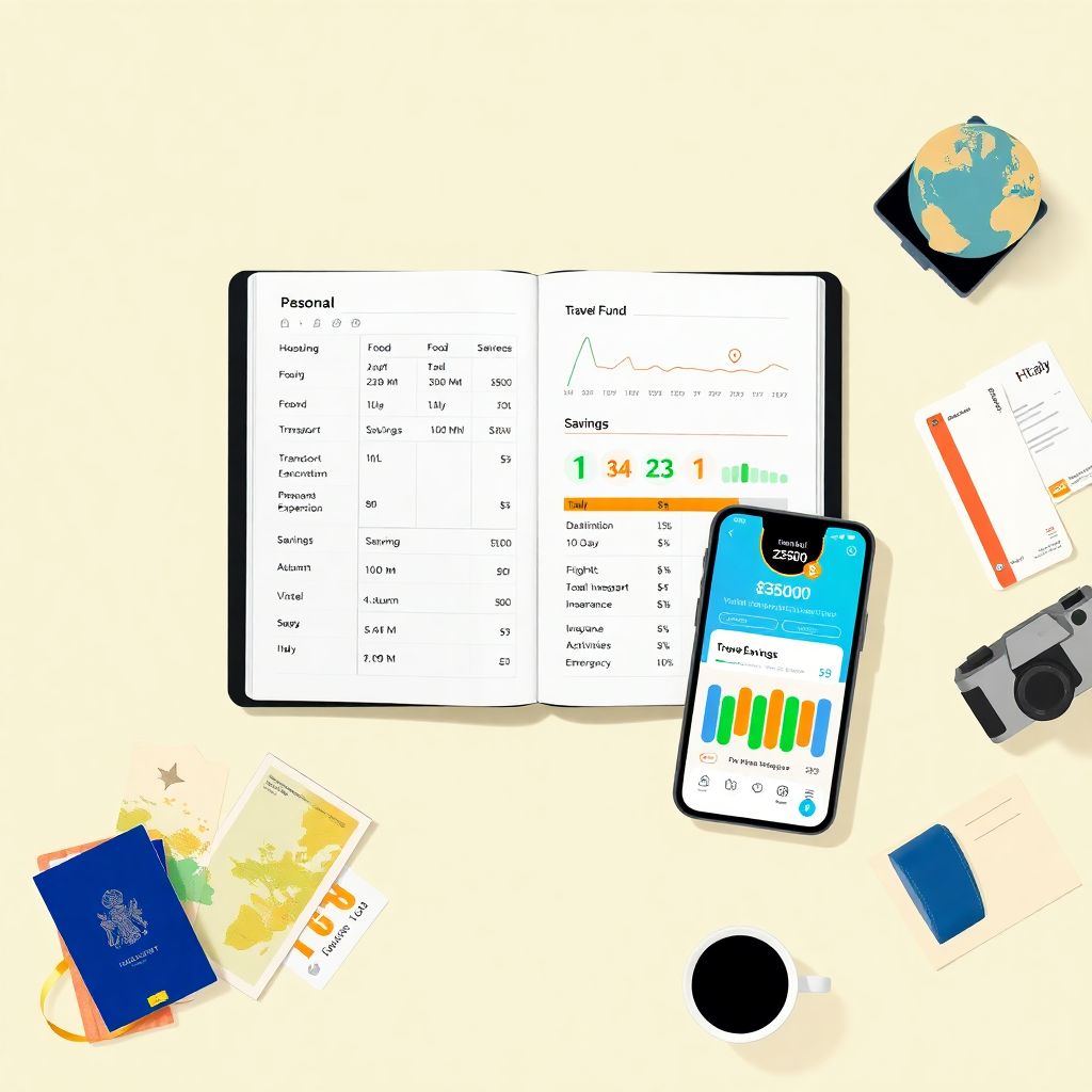 How to build a personal budget that includes saving for travel goals