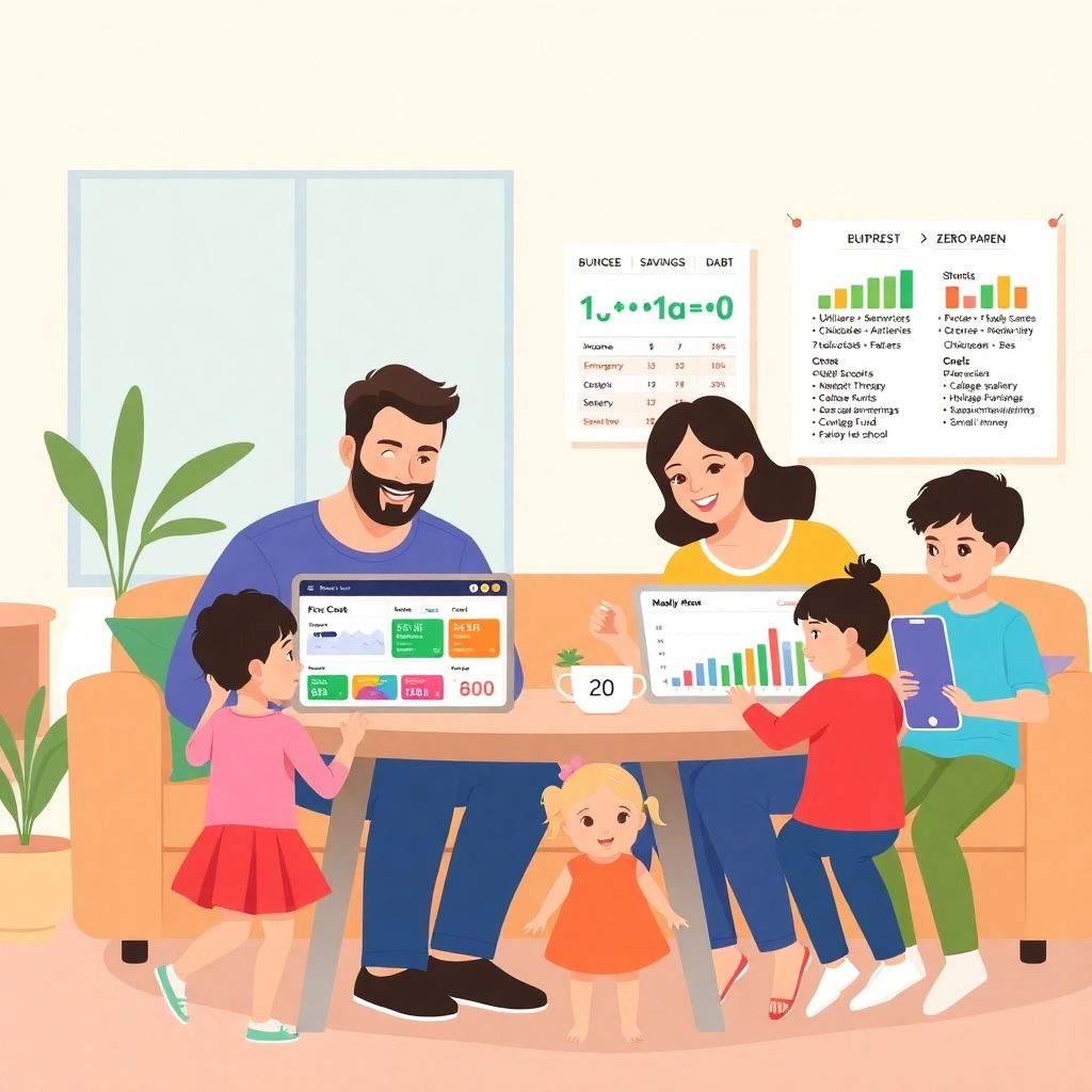 Zero-based budgeting for busy parents: step-by-step guide to family finances