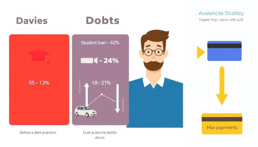 How to Create a Debt Payoff Plan Using the Snowball and Avalanche Methods - иллюстрация