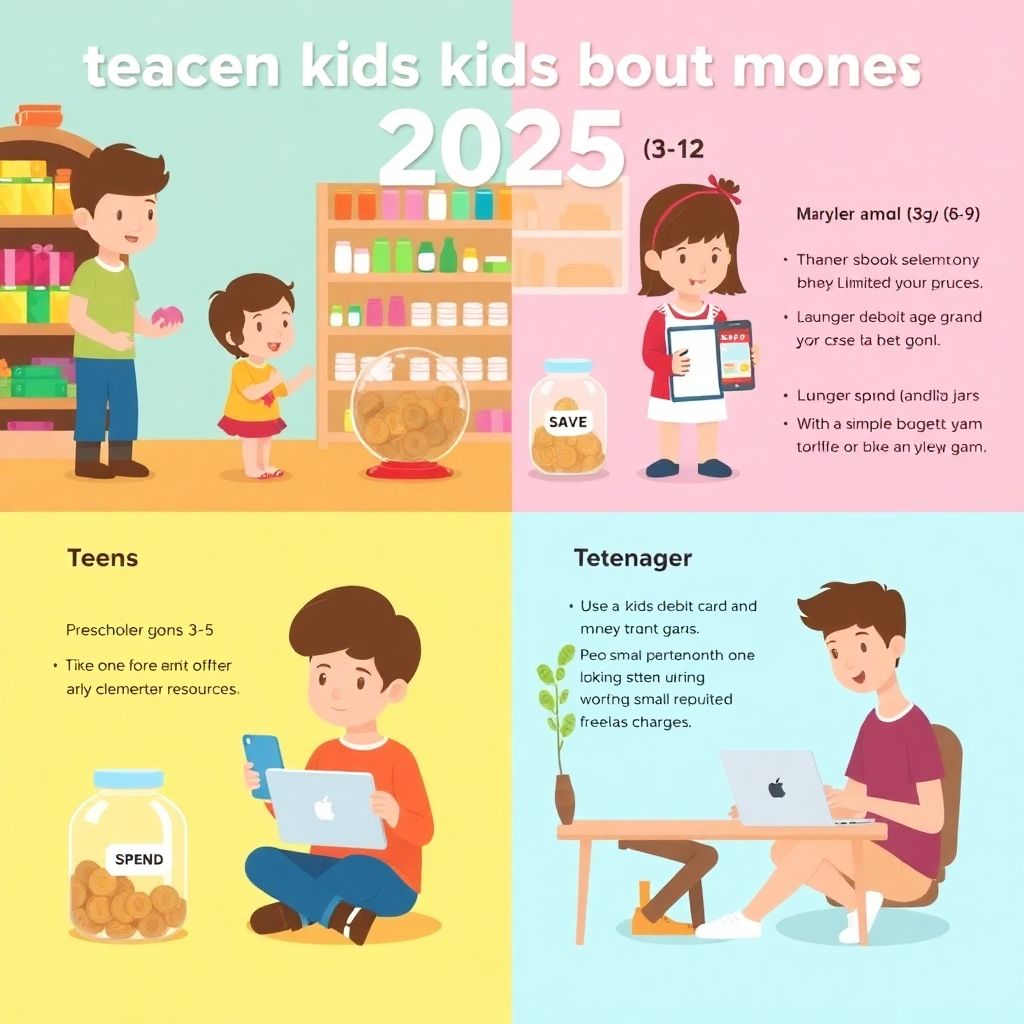 Teaching kids about money with age-appropriate lessons from preschool to teen