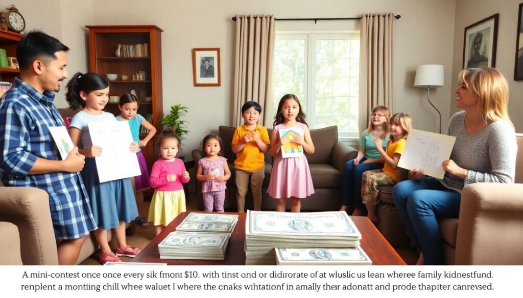 Fun Allowance Systems That Teach Kids to Budget, Save, and Give - иллюстрация