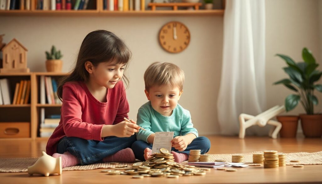 Fun Allowance Systems That Teach Kids to Budget, Save, and Give - иллюстрация