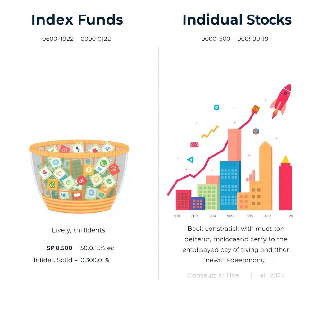 Index funds vs individual stocks: which is better for long-term investors