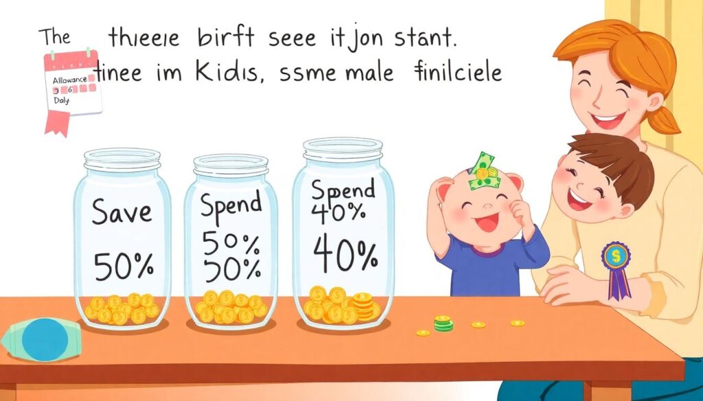 Fun Money Games and Activities to Teach Kids Saving, Spending, and Sharing - иллюстрация