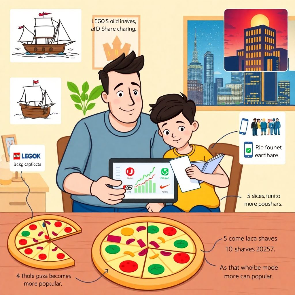 What is a stock, really?. Explaining investing to kids with favorite brands