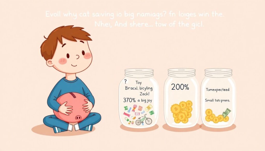 Long-Term vs. Short-Term Goals: Helping Your Child Plan Their First “Big Purchase” - иллюстрация