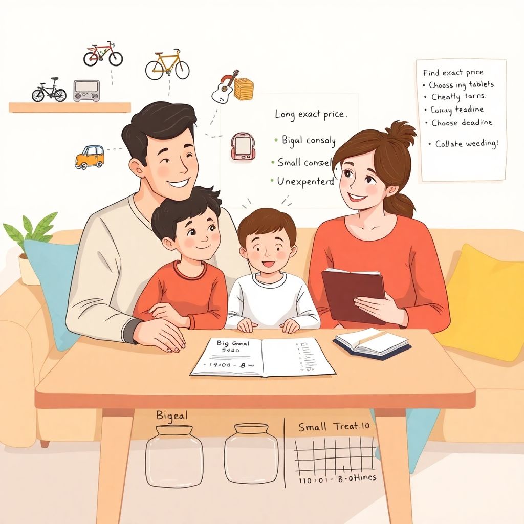 Long-term vs.. Short-term goals: help your child plan their first big purchase