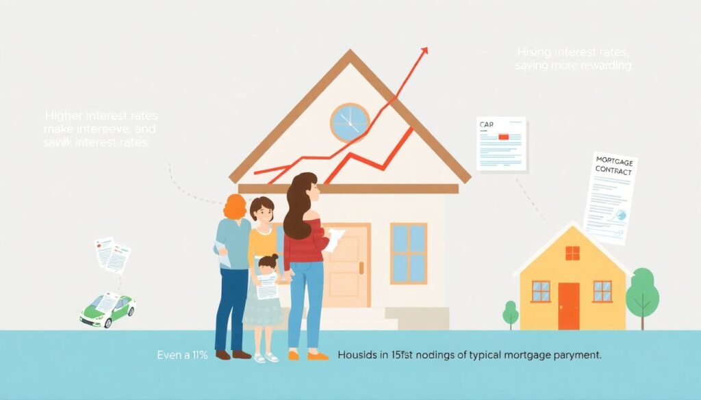 Breaking Financial News: What Rising Interest Rates Actually Mean for Your Family - иллюстрация