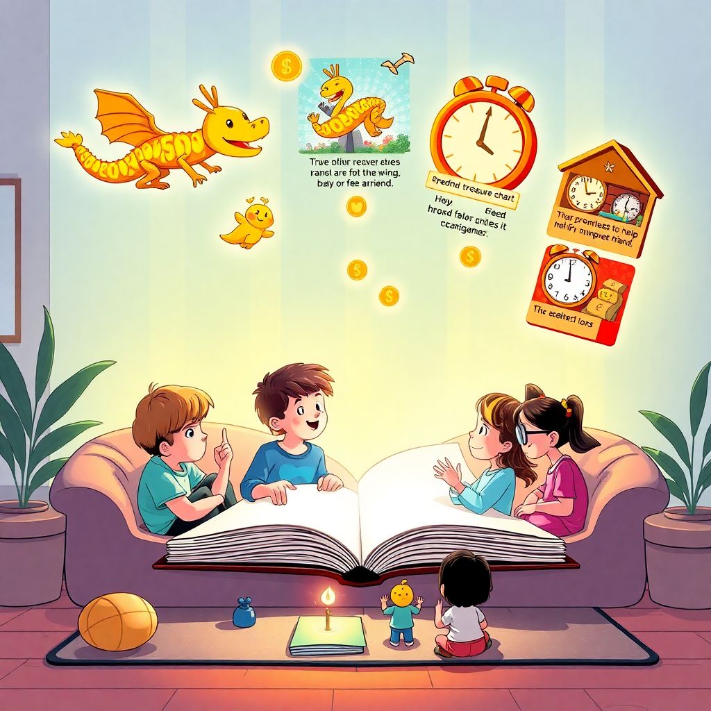 Teach kids financial responsibility through stories that make money lessons fun