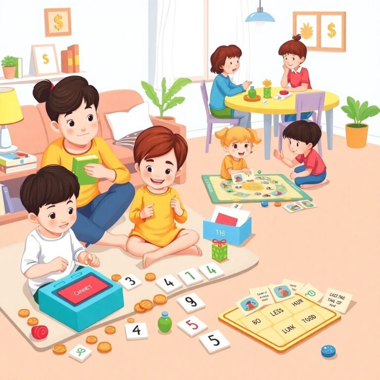 Teaching kids about money through fun games and activities for ages 4–10