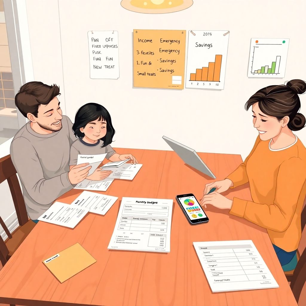 How to build a simple family budget that works even on a low income