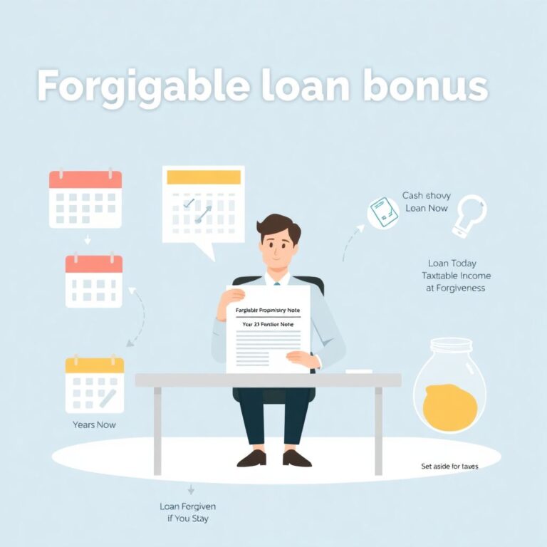 Forgivable loan bonus with no withholding: how it’s taxed and what it means