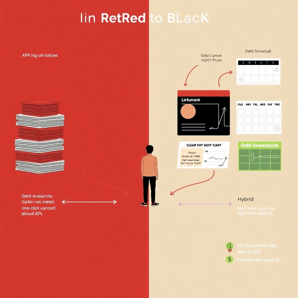From red to black: step-by-step plan to get out of credit card debt fast