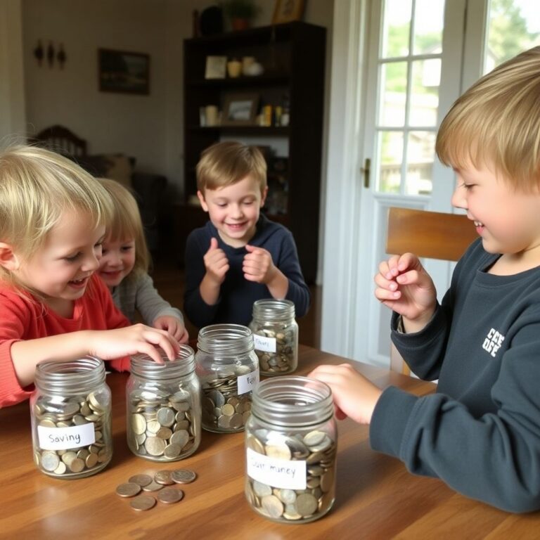 Fun money games to teach kids saving, spending and sharing wisely