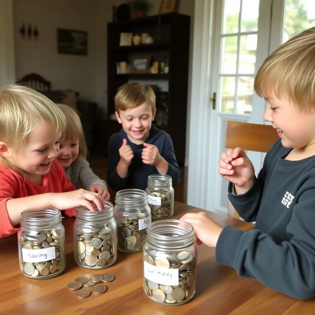 Fun money games to teach kids saving, spending and sharing wisely