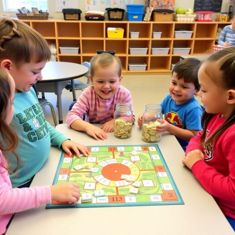 Fun games to teach kids saving, spending and sharing money