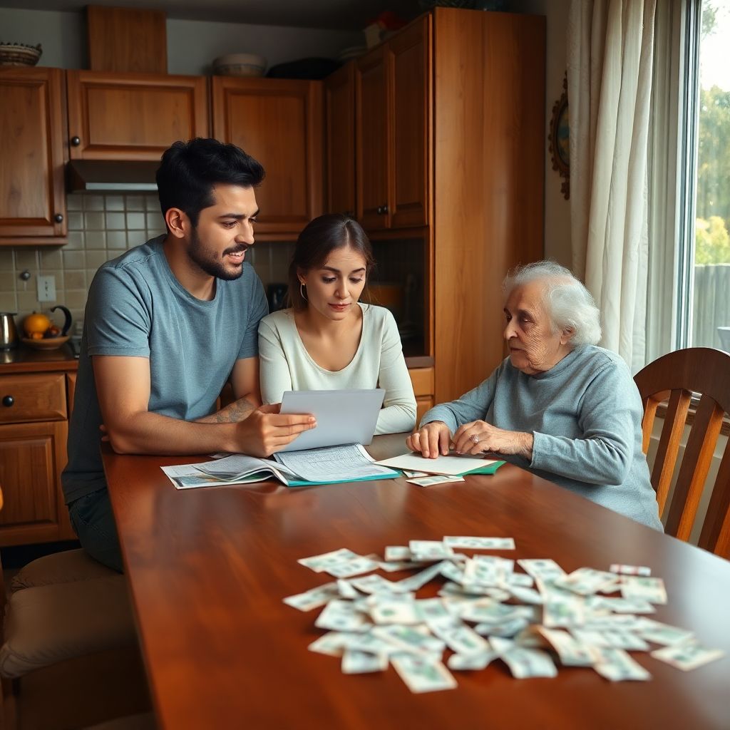 Balancing our future together with supporting her disabled mother financially